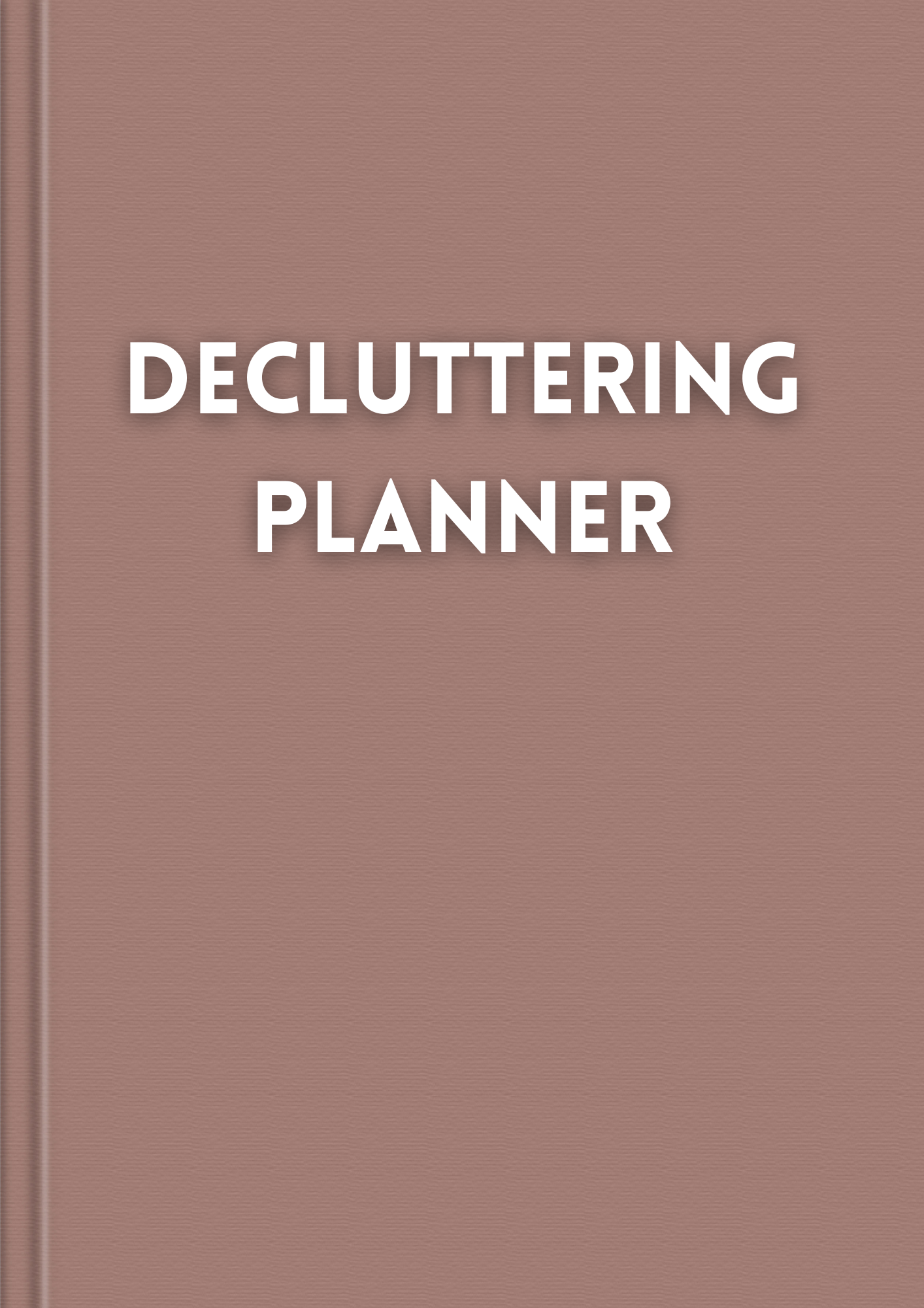 Decluttering Planner