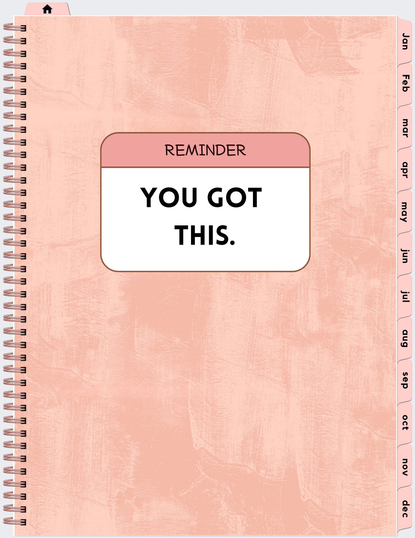 Pink Hyperlinked Digital Planner