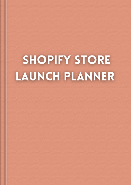 Shopify Store Launch Planner